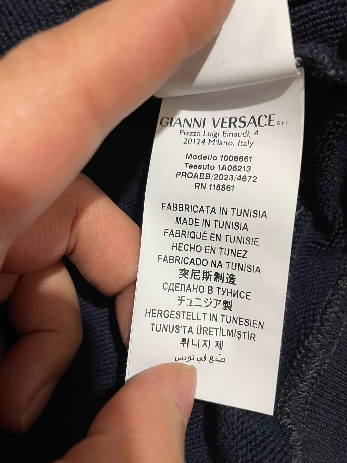Versace Versace Latest Runway Embroidered Hoodie Medusa Gold Buckle Size US M / EU 48-50 / 2 - 8 Thumbnail