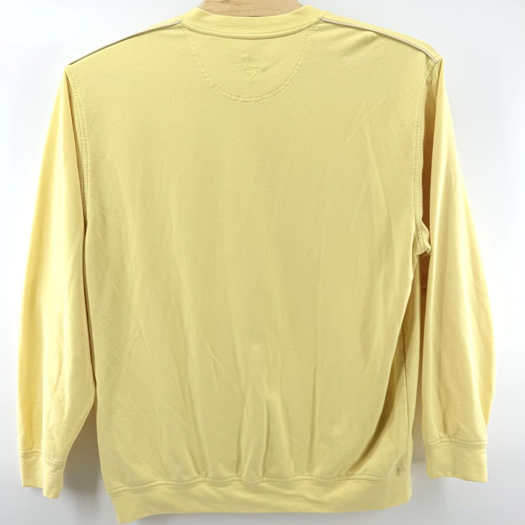 Callaway VINTAGE Callaway Golf Sweatshirt Mens 2XL Yellow Pullover V Neck Embroidered Logo Short Description? Size US XXL / EU 58 / 5 - 4 Thumbnail