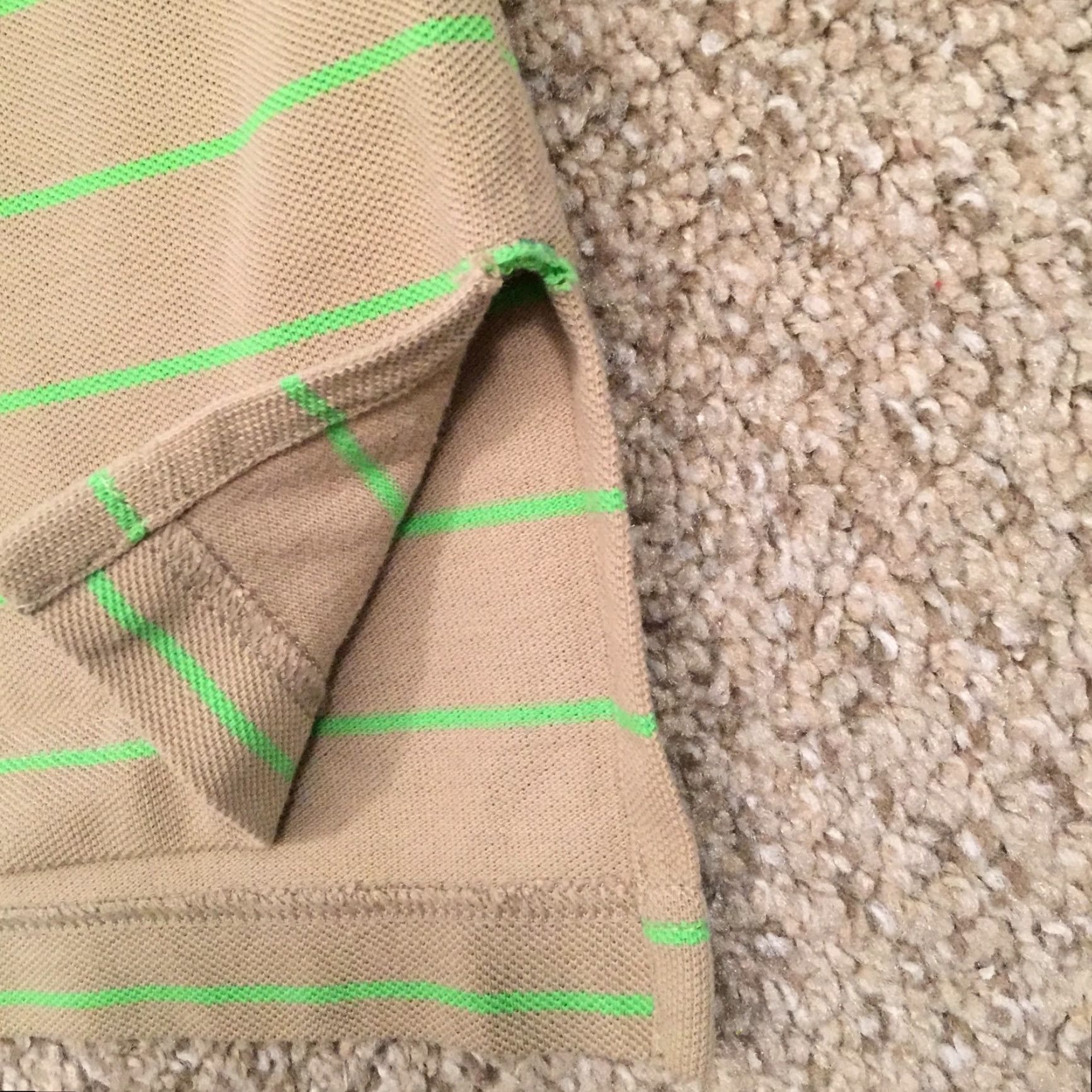 Nike Nike Polo Shirt Mens XL Green Striped Short Sleeve Knit PolO Size US XL / EU 56 / 4 - 6 Thumbnail