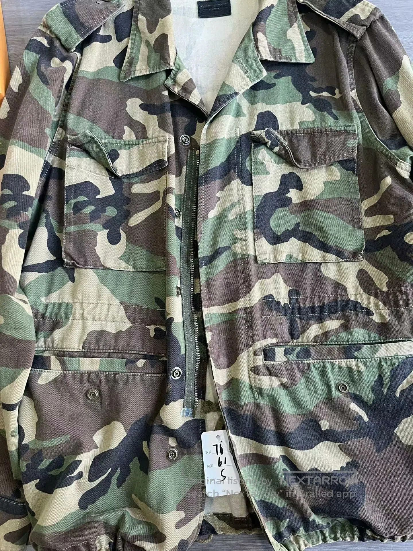 Saint Laurent Paris camouflage utility jacket by Saint Laurent. Size US S / EU 44-46 / 1 - 8 Thumbnail