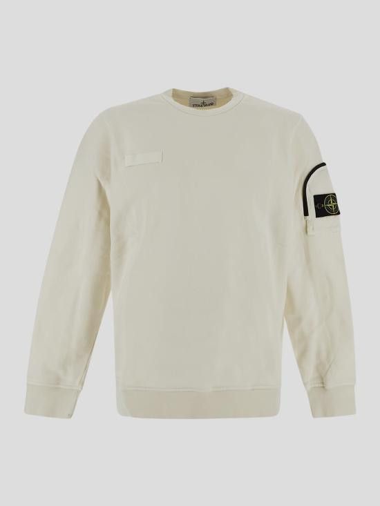 Stone Island STONE ISLAND Men Hoodies 6100003 S0123V0093 White Size US XL / EU 56 / 4 - 1 Thumbnail