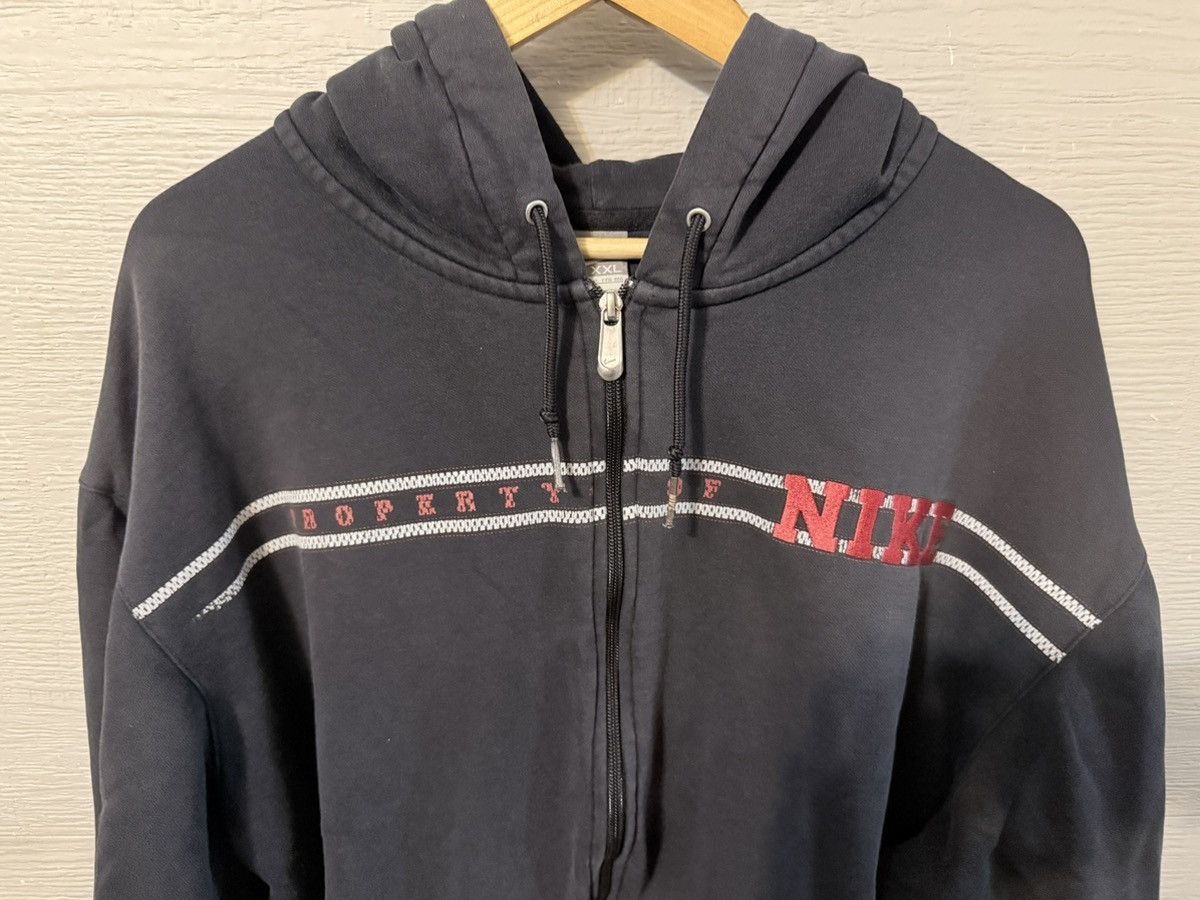 Nike Vintage Nike Zip Up Hoodie Size US XXL / EU 58 / 5 - 1 Thumbnail