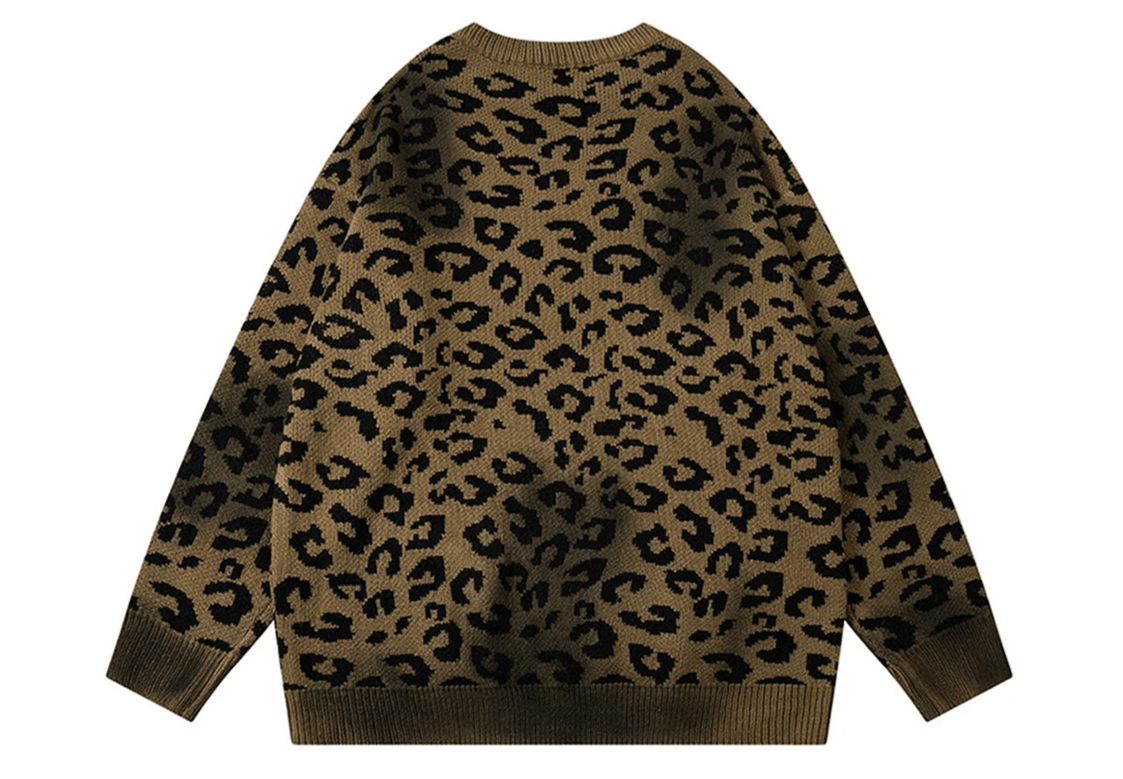 Japanese Brand Leopard Sweaters Size US L / EU 52-54 / 3 - 2 Thumbnail