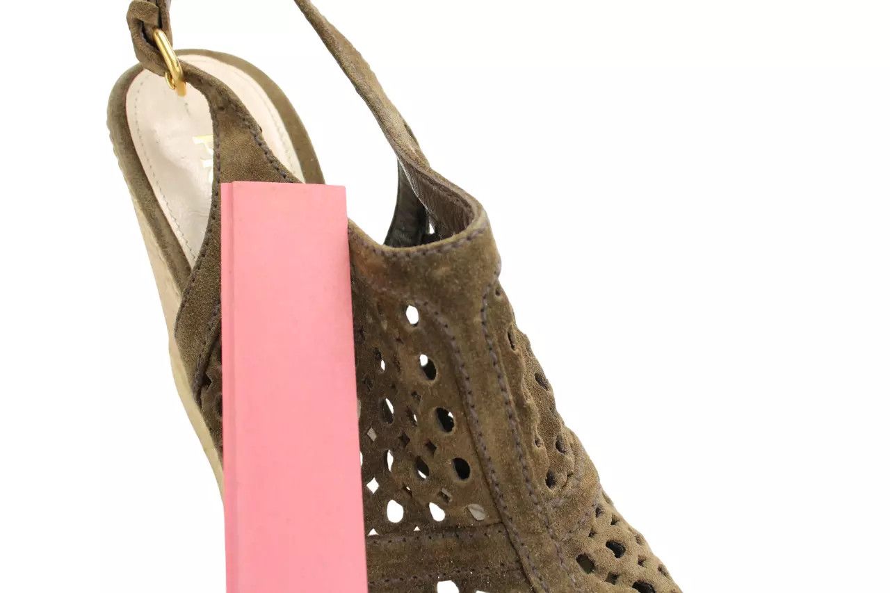 Prada PRADA Women EU 40 Wedge Platform Leather Espandrille Sandals Size US 10 / IT 40 - 9 Thumbnail