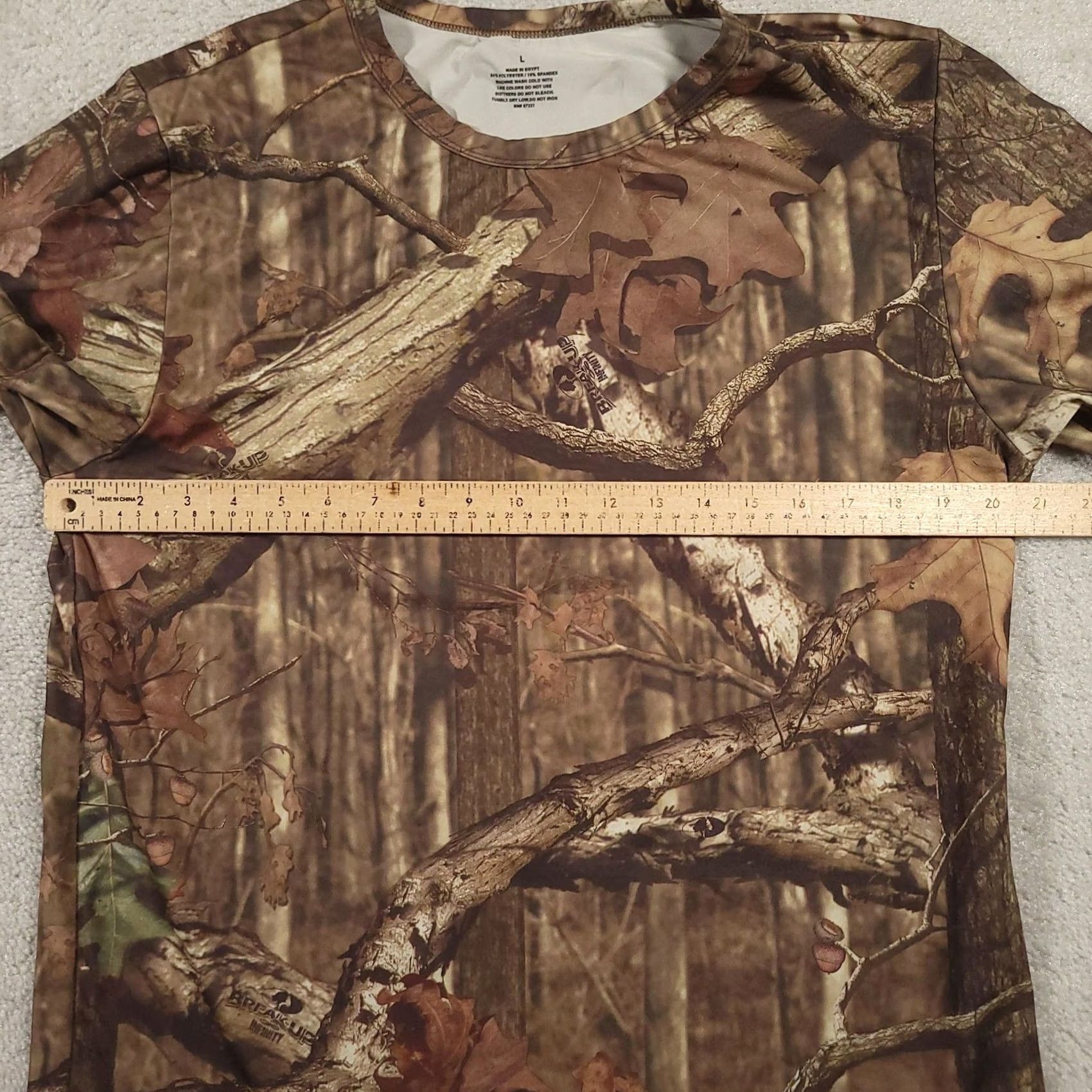 Vintage Mossy Oak Break-Up Infinity Shirt Mens Large Camo Hunting Performance Crewneck Shirt Size US L / EU 52-54 / 3 - 6 Thumbnail