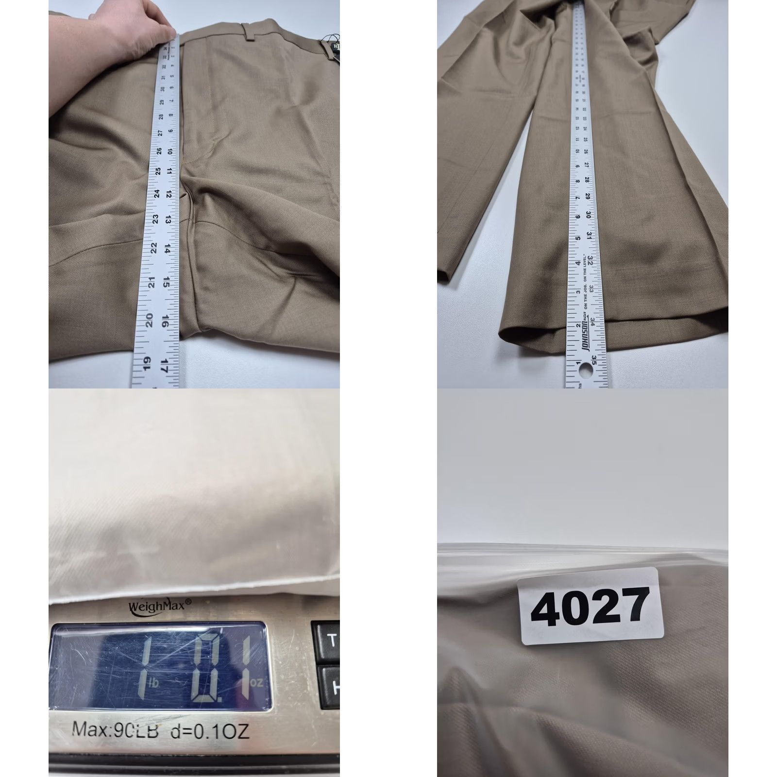 Ralph Lauren VTG? No. Vintage: No. VTG Lauren Ralph Lauren Dress Pants Mens 46x34 Beige Wool Flat Front NWT Office Size US 30 / EU 46 - 8 Thumbnail