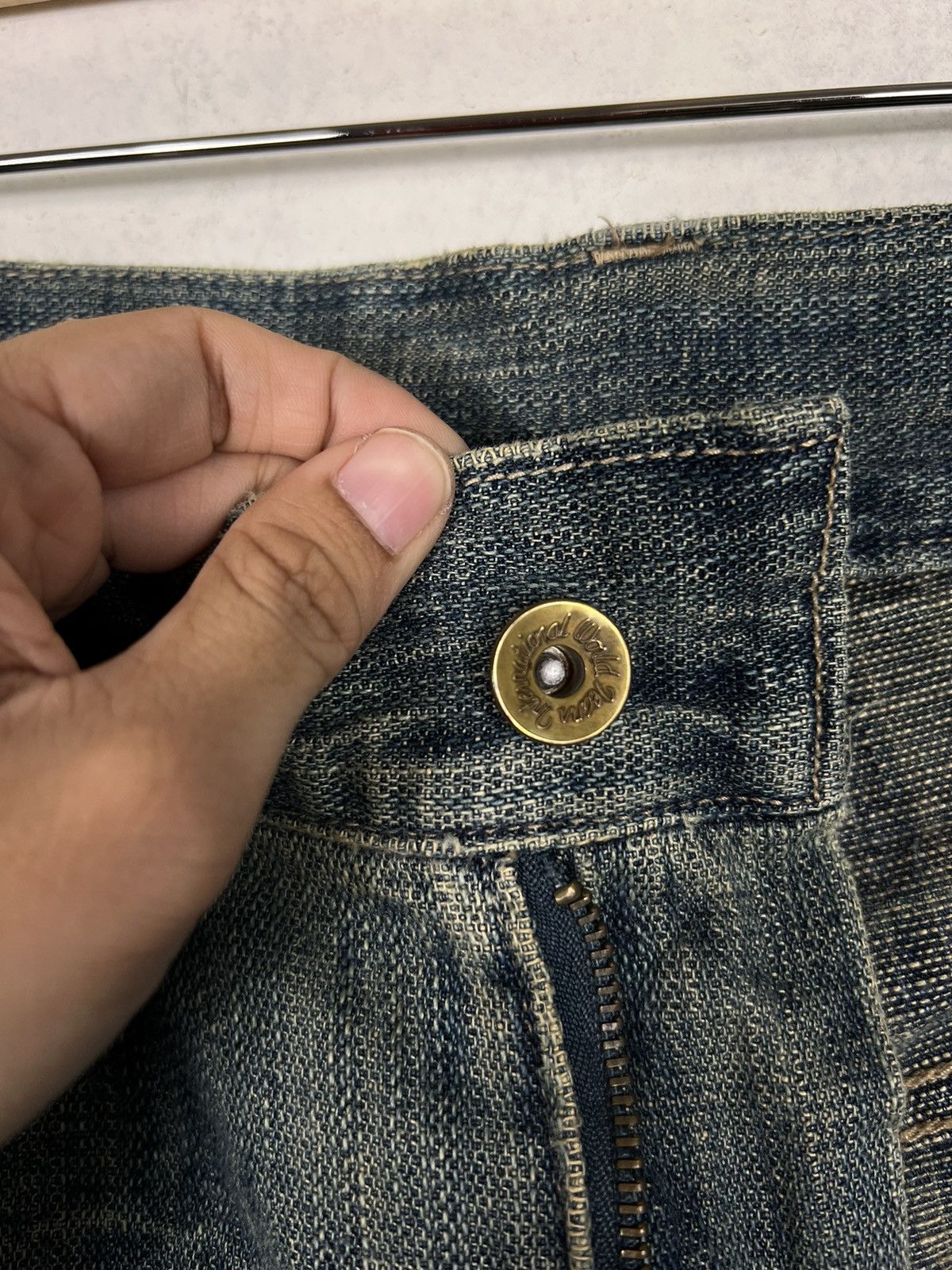 Japanese Brand 🔥 XTAHU GAPO NOK JEANS Size US 34 / EU 50 - 12 Thumbnail