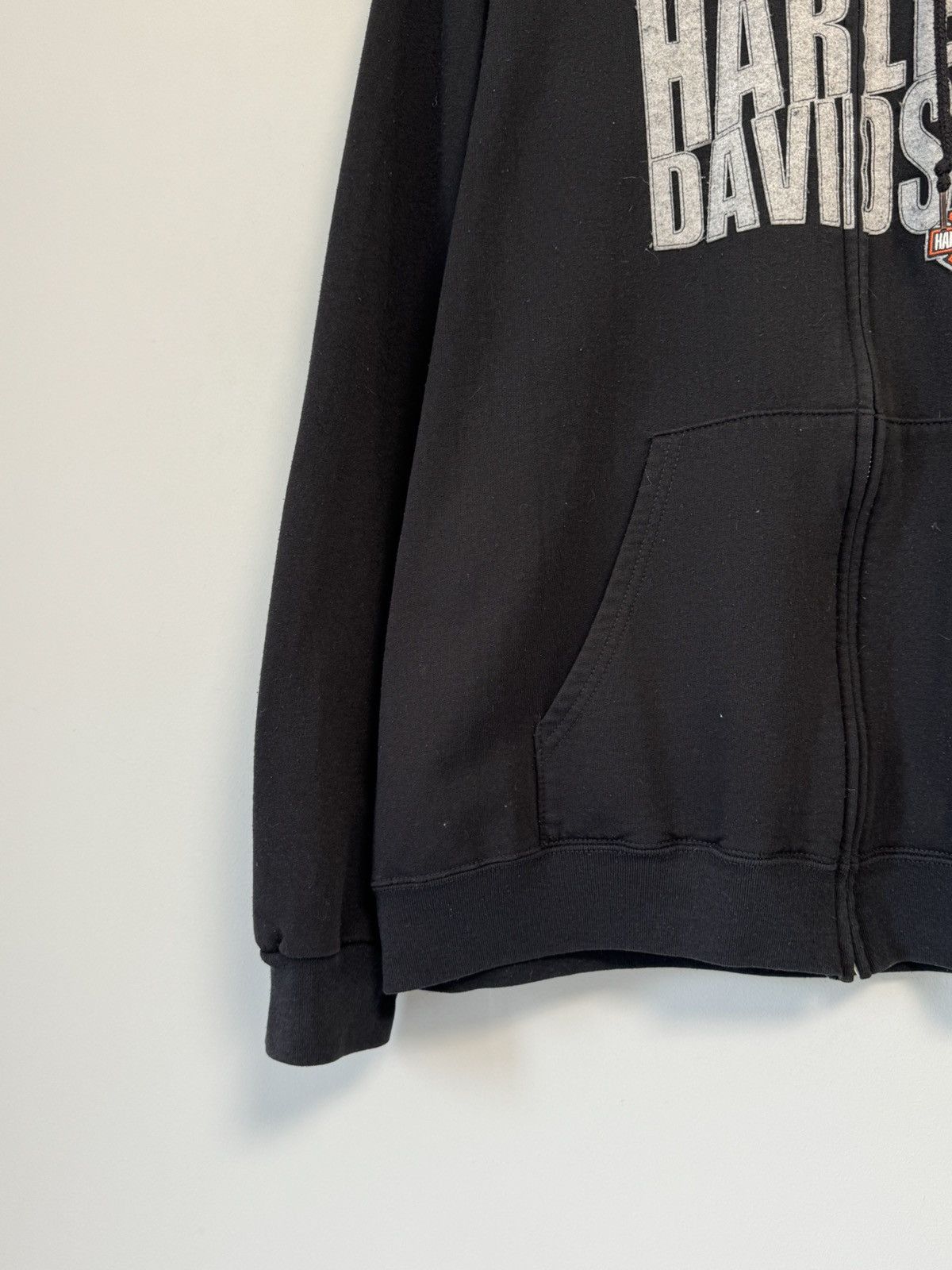Harley Davidson 🔥Harley Davidson Vintage Y2K Style Zip Hoodie Rare Size US L / EU 52-54 / 3 - 3 Thumbnail