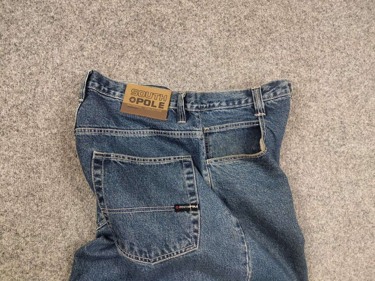 Southpole Vintage Southpole baggy Blue denim Shorts Y2k Style Rap Size US 36 / EU 52 - 13 Thumbnail