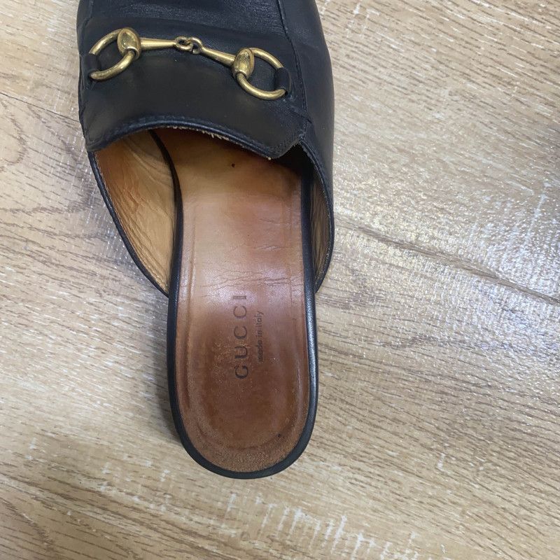 Gucci Gucci Princetown Black Leather Slide Sandals -2508 Size US 6 / IT 36 - 7 Thumbnail