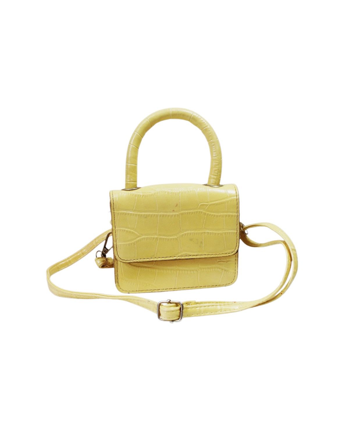 Japanese Brand 2000S JAPANESE MADE LEATHER MINI CROSS BAG Size ONE SIZE - 4 Thumbnail
