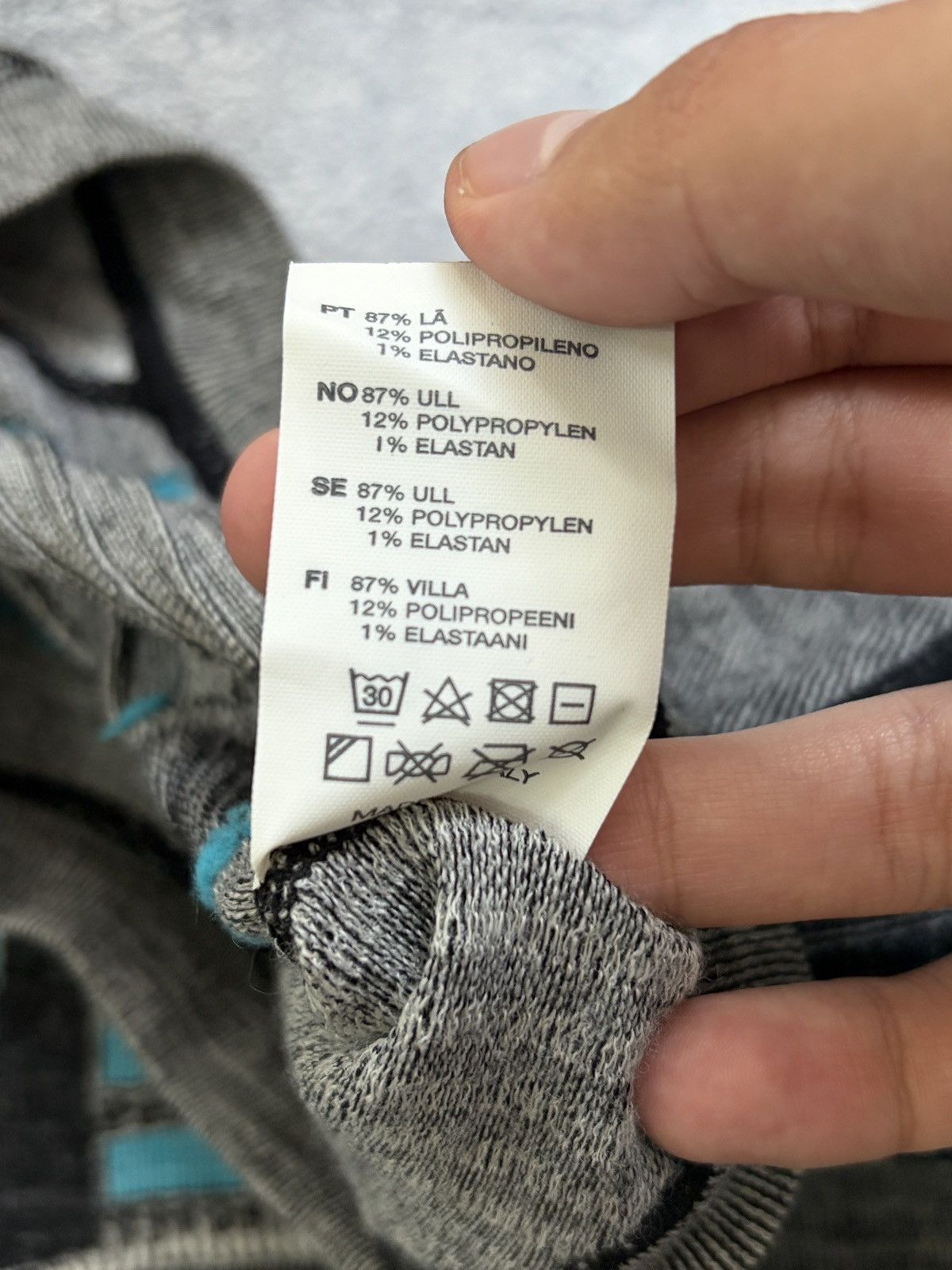 Vintage Apani X-Bionic Merino Base Layer Shirt Grey L/XL Size US XL / EU 56 / 4 - 5 Thumbnail