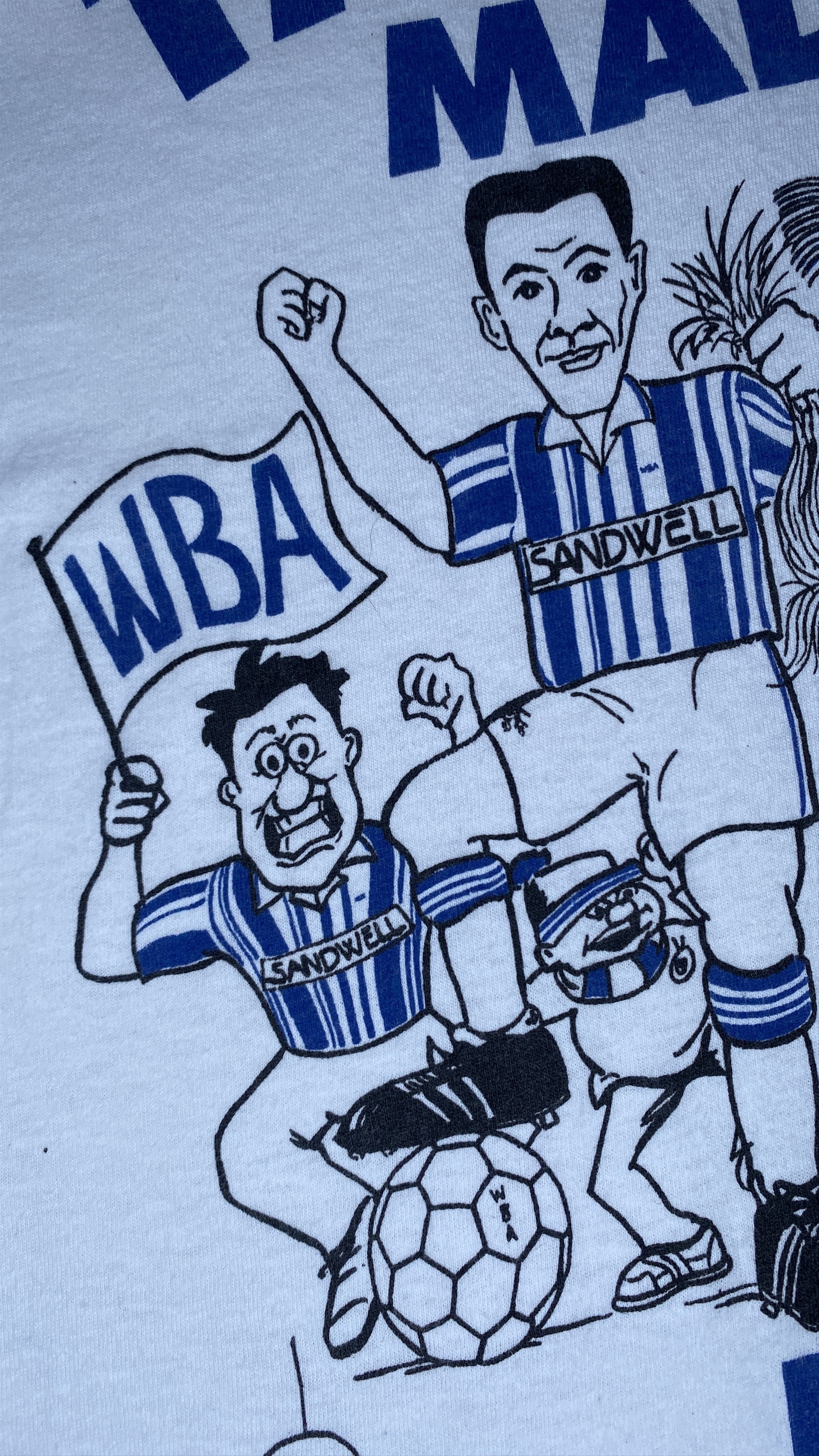 Vintage Vintage 1993 West Brom WBA Wembley Final Bob Taylor Tee Size US M / EU 48-50 / 2 - 4 Thumbnail