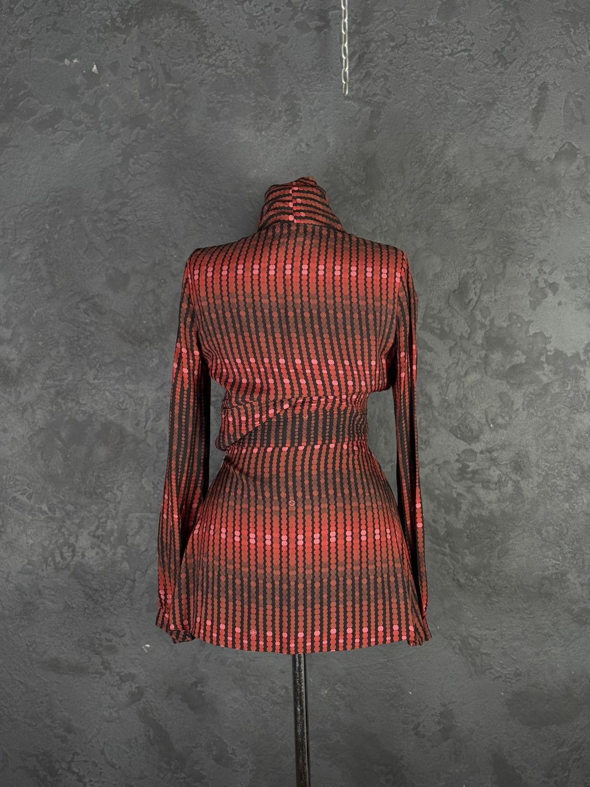 Gucci Rare! Gucci Vintage Women’s Silk Mini Dress Leather Belted Size S / US 4 / IT 40 - 15 Thumbnail