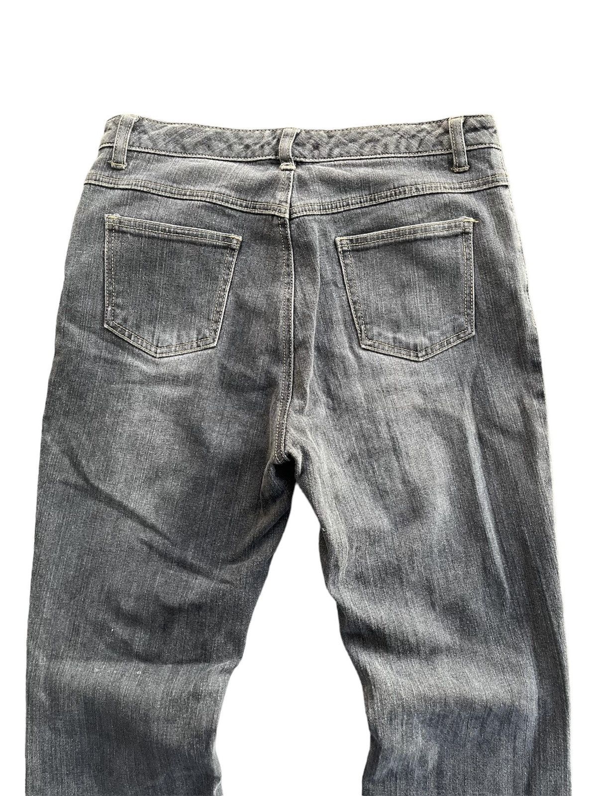 Tornado Mart Japanese Mer-Lassette Denim Flare Punk Style Boot Cut Pants Size US 29 - 5 Thumbnail