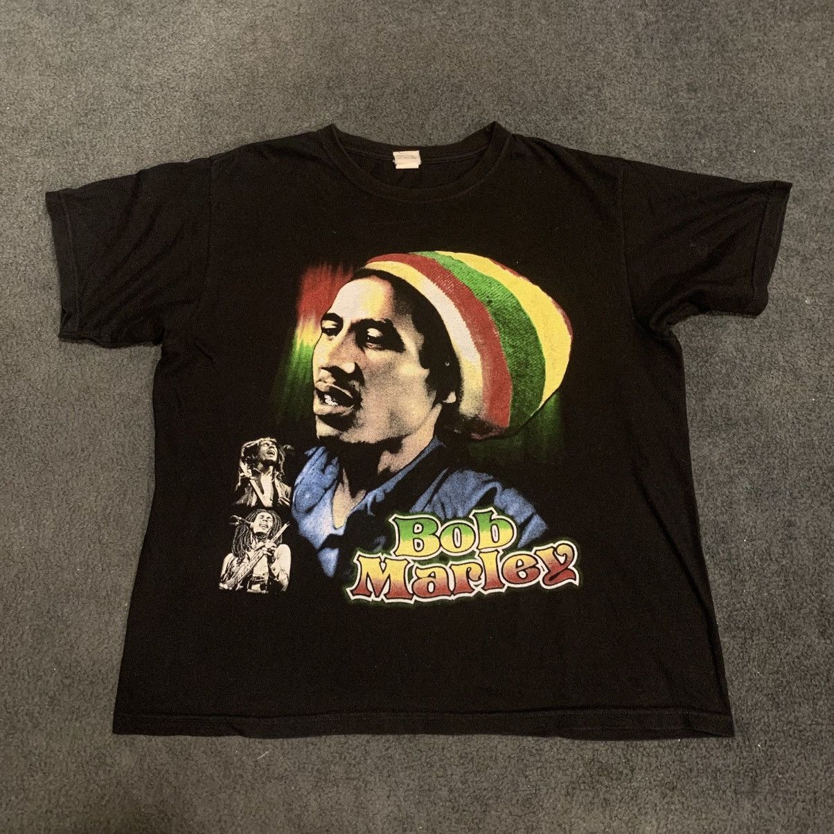 Rap Tees VINTAGE 2000s BOB MARLEY TEE Size US L / EU 52-54 / 3 - 1 Thumbnail