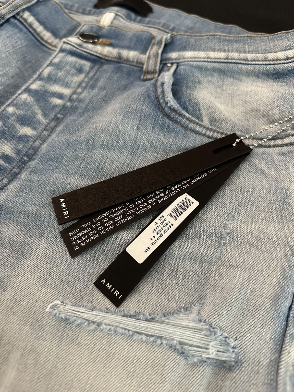 Amiri Amiri Hibiscus Artpatch Denim Jeans Size US 32 / EU 48 - 5 Thumbnail