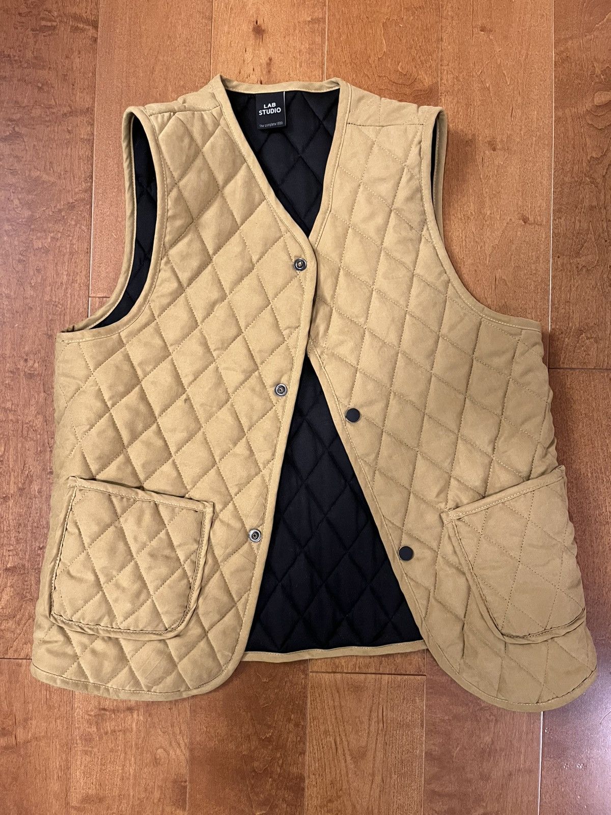 Vintage LAB Studio Golden-brown Vest Size US M / EU 48-50 / 2 - 1 Thumbnail