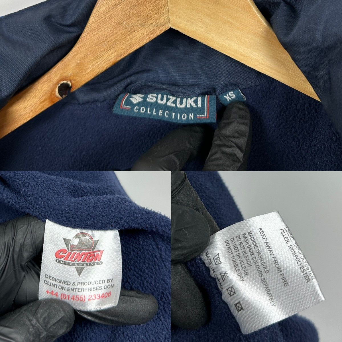 Formula 1 Suzuki GSXR Tyco TAS Racing Blue Motorcycle Fleece Vest Size US S / EU 44-46 / 1 - 24 Thumbnail