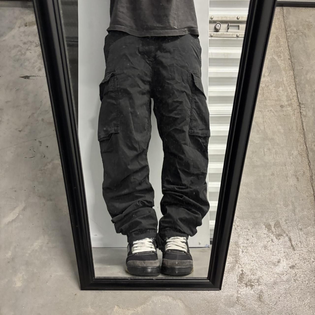 Vintage Crazy Vintage Y2K/2000s Grunge Black Streetwear Cargo Pants! 30x32 Size US 30 / EU 46 - 1 Thumbnail