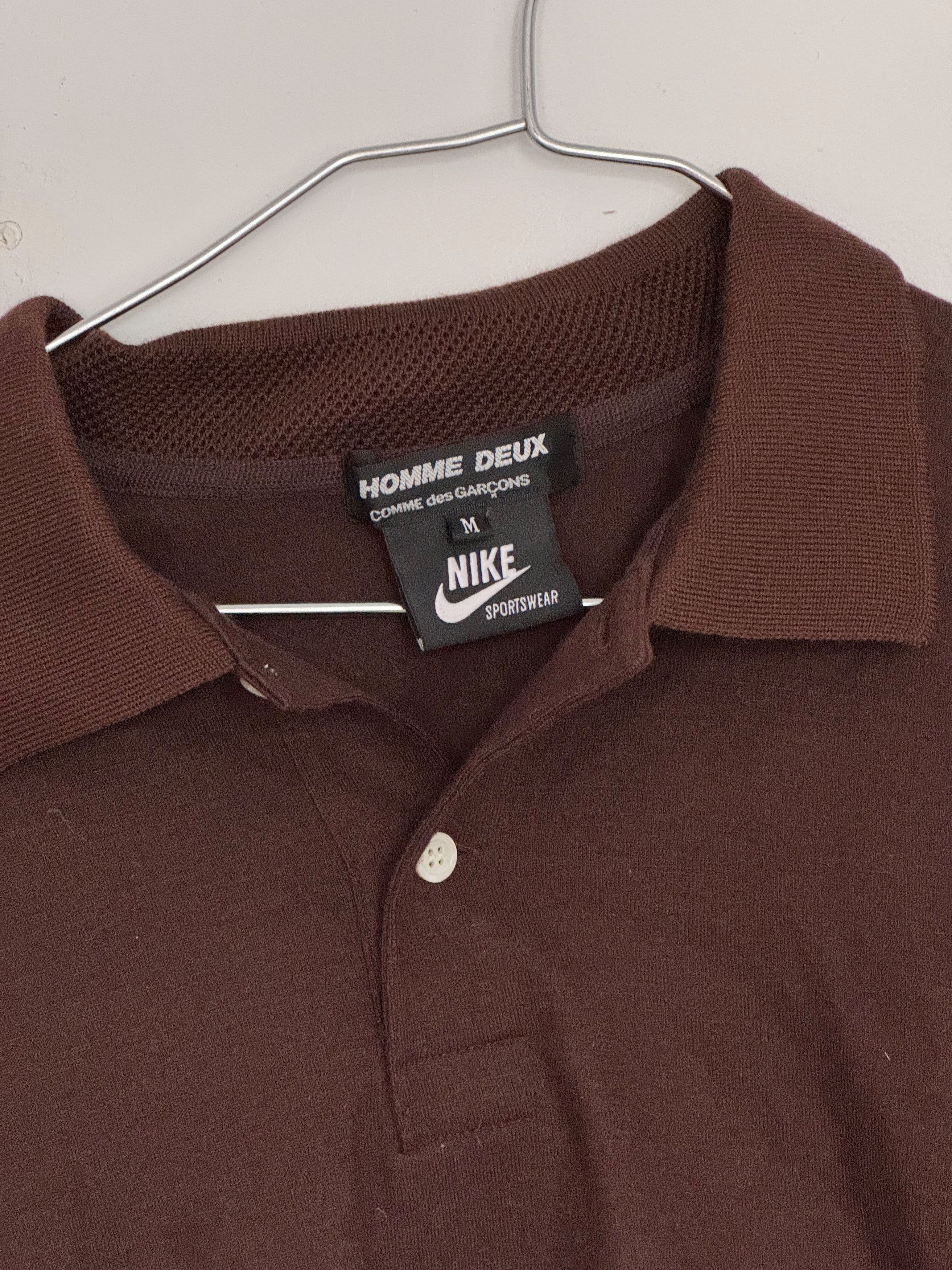 Comme des Garcons Homme Deux Comme des Garcons Homme Deux Nike Checkmark Knit Polo Size US S / EU 44-46 / 1 - 2 Thumbnail