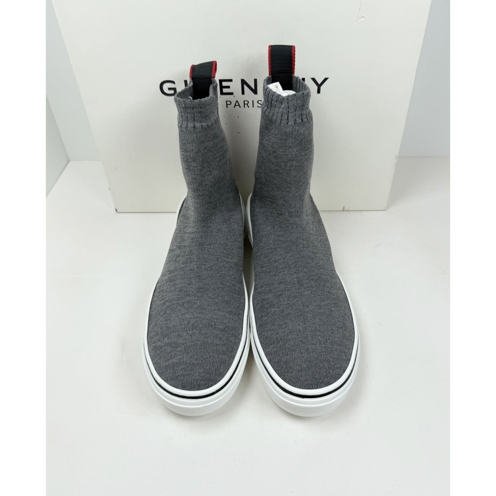 Givenchy Size 41EU/8US - Givenchy Grey Knit Fabric High NEW Size US 8 / EU 41 - 3 Thumbnail