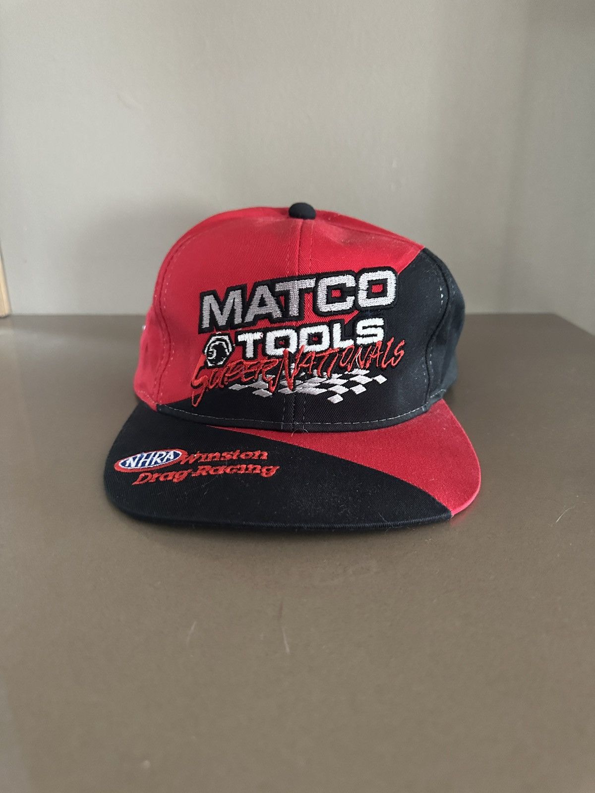 Vintage Vintage 90s Matco Tools Super Nationals Embroidered Snapback Size ONE SIZE - 1 Thumbnail