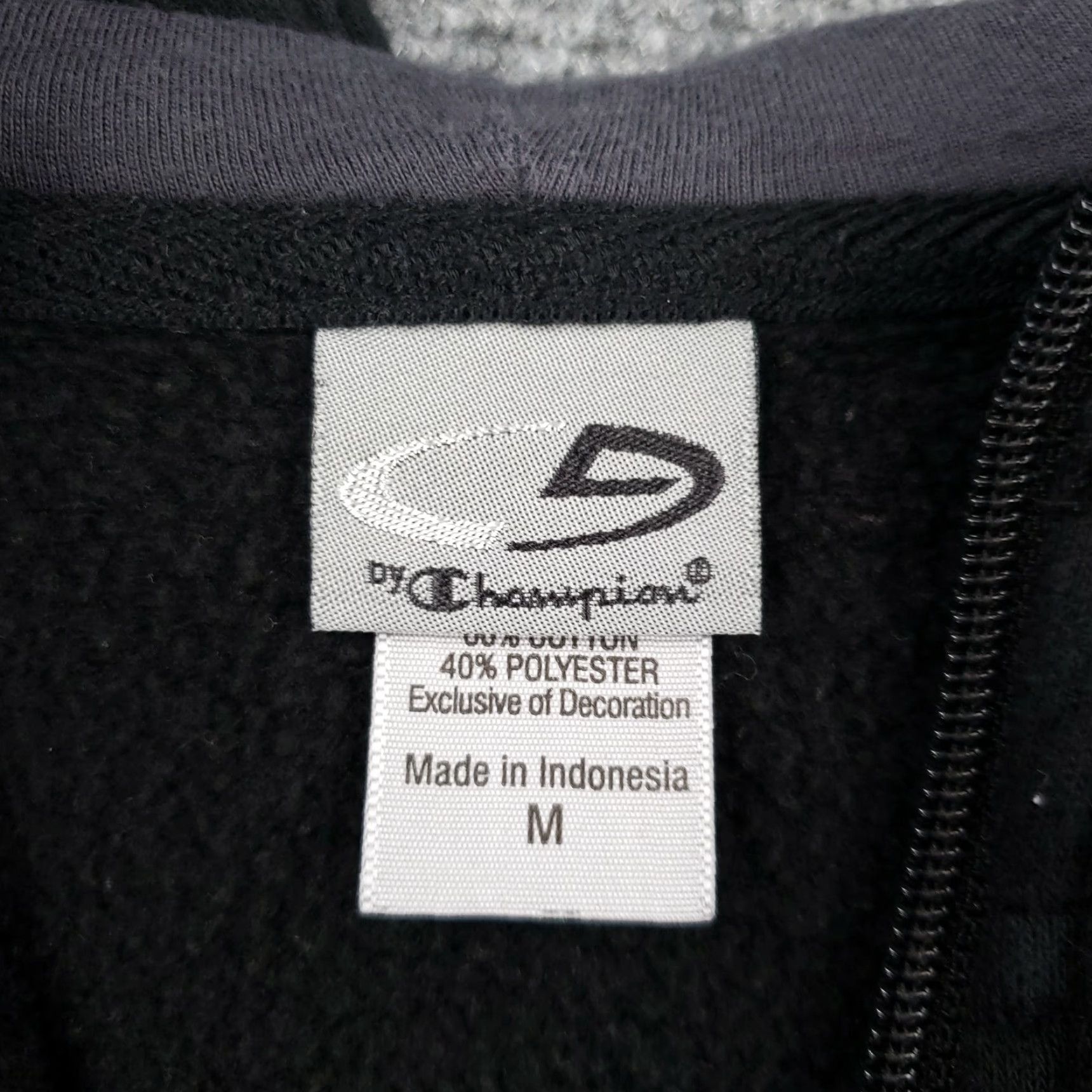 Champion Champion Jacket Mens M Medium Black Full Zip Hooded Long Sleeve Lightweight Stretch Jacket Size US M / EU 48-50 / 2 - 3 Thumbnail