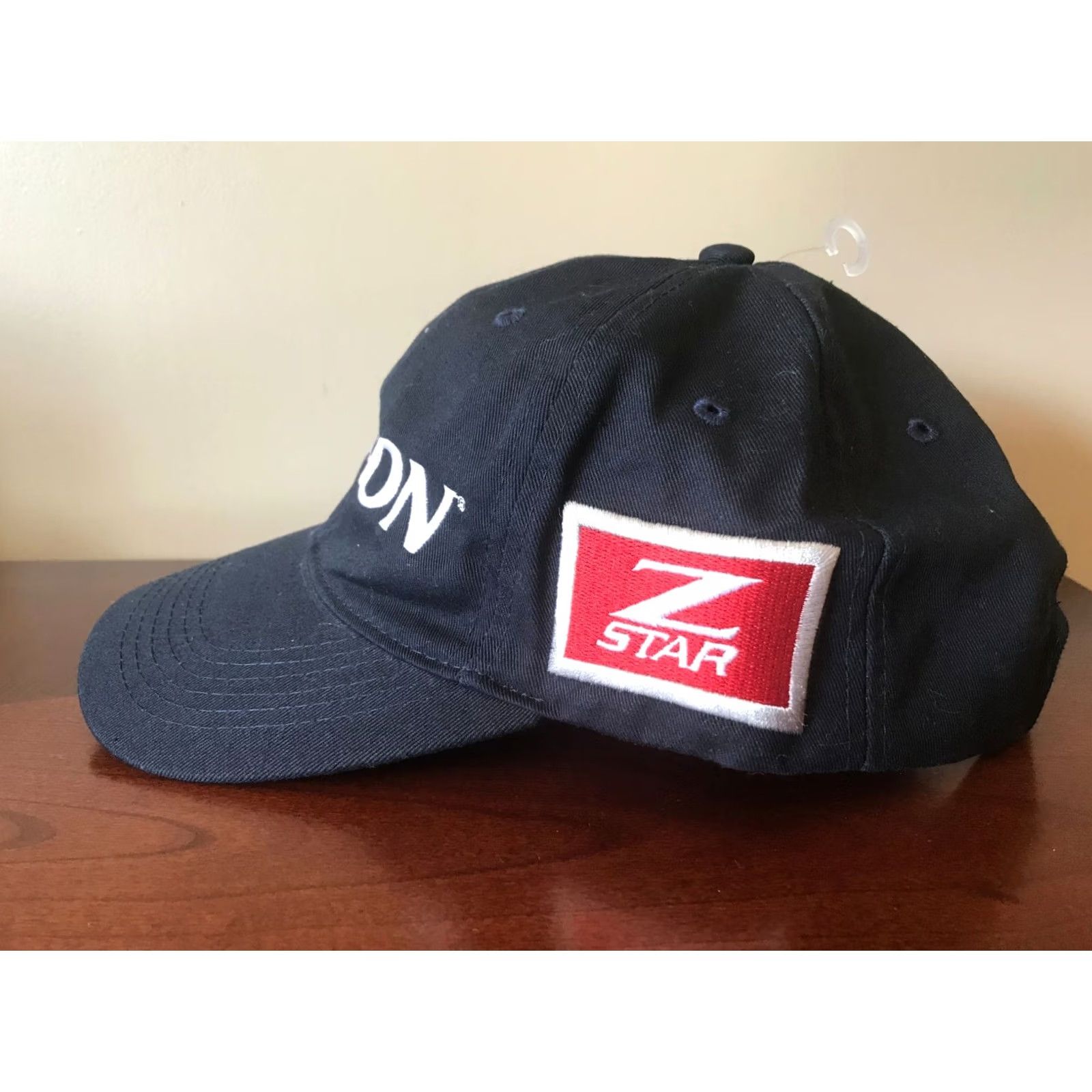Vintage Srixon Z Star Golf Ball Advertising Logo Black Adjustable Hat Cap Strapback Mens Adjustable Cap Size ONE SIZE - 2 Thumbnail