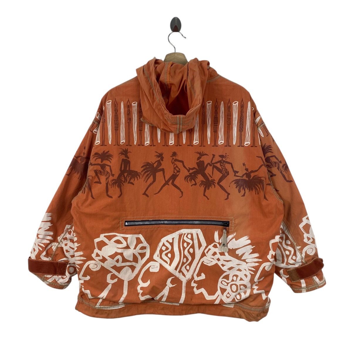 Vintage Vintage LINEA PALIO TRIBAL Print Anorak Jacket Hoodie Size US XL / EU 56 / 4 - 8 Thumbnail