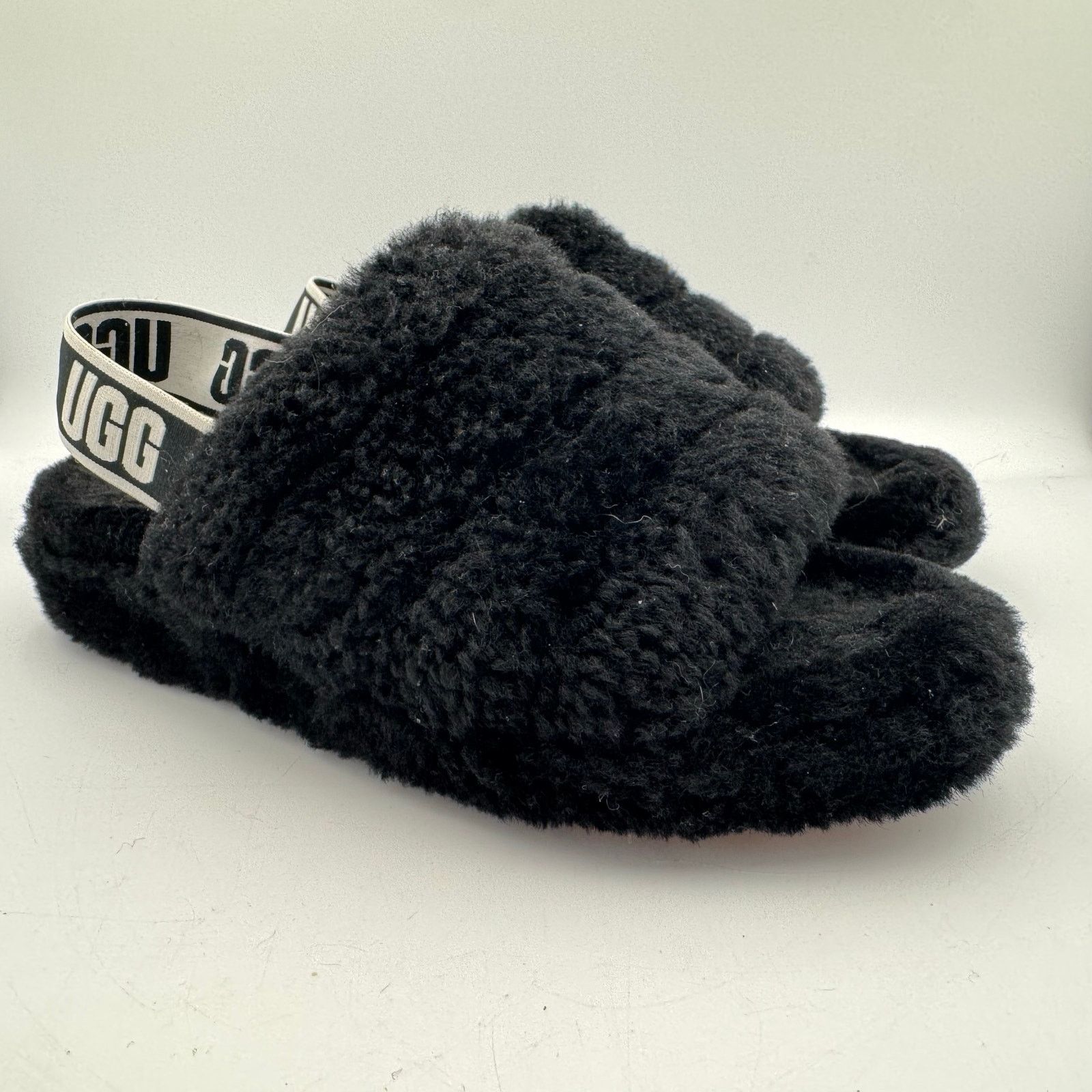 Ugg UGG Fluff Yeah Sheepskin Slippers 9 Fuzzy Platform Sandals Size US 9 / IT 39 - 2 Thumbnail
