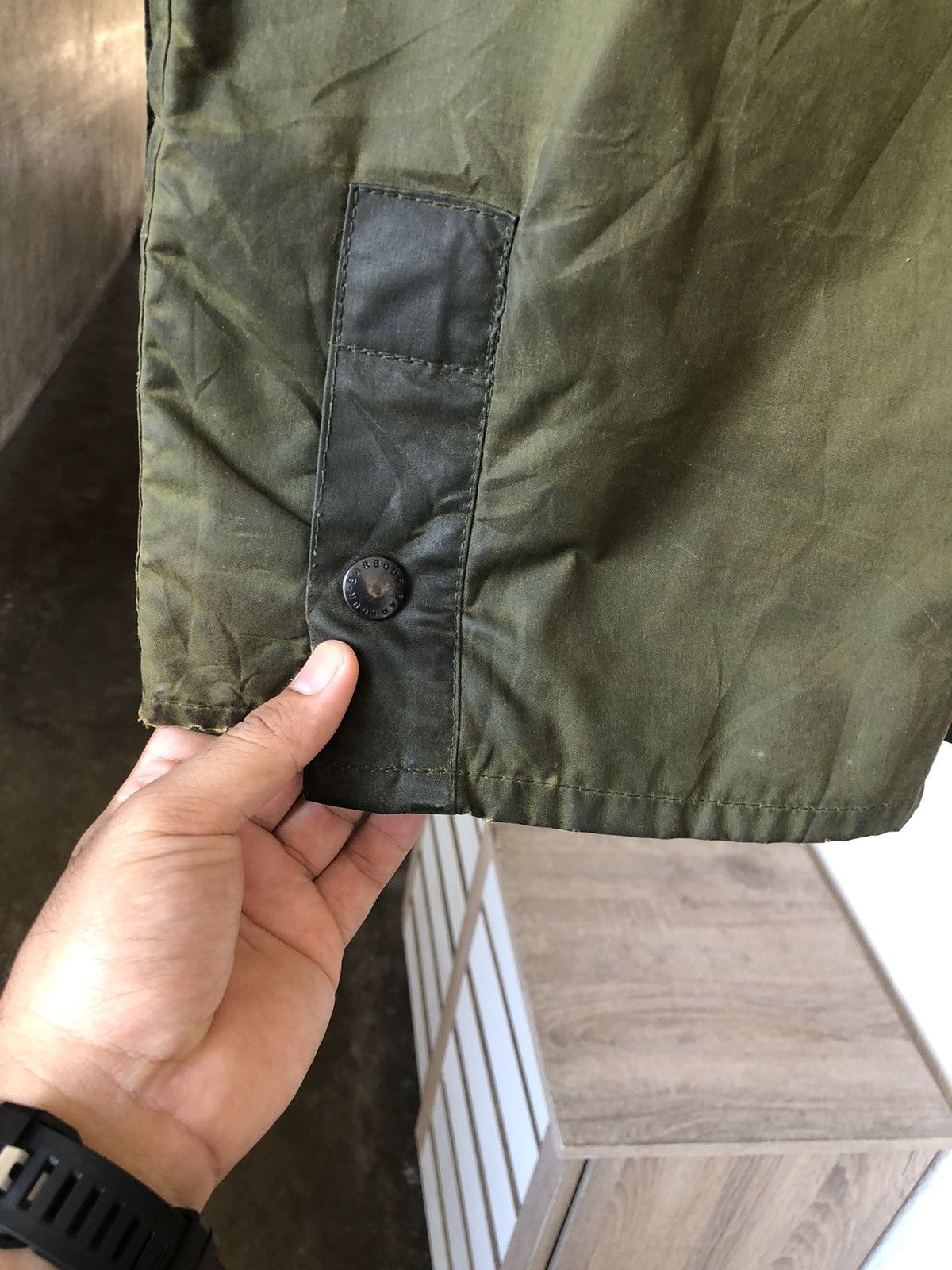 Barbour Nice❗️Vintage Barbour Distressed Wax Vest Jacket Size US S / EU 44-46 / 1 - 14 Thumbnail
