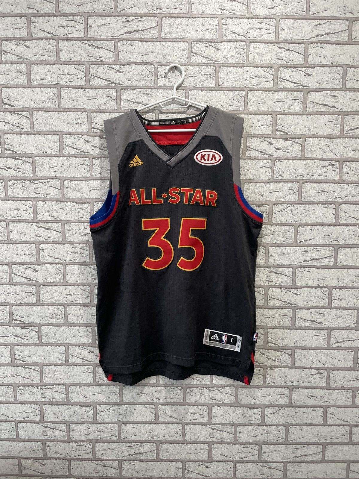 Adidas Adidas 2017 NBA Jersey Kevin Durant Golden State Warriors Size US L / EU 52-54 / 3 - 1 Thumbnail