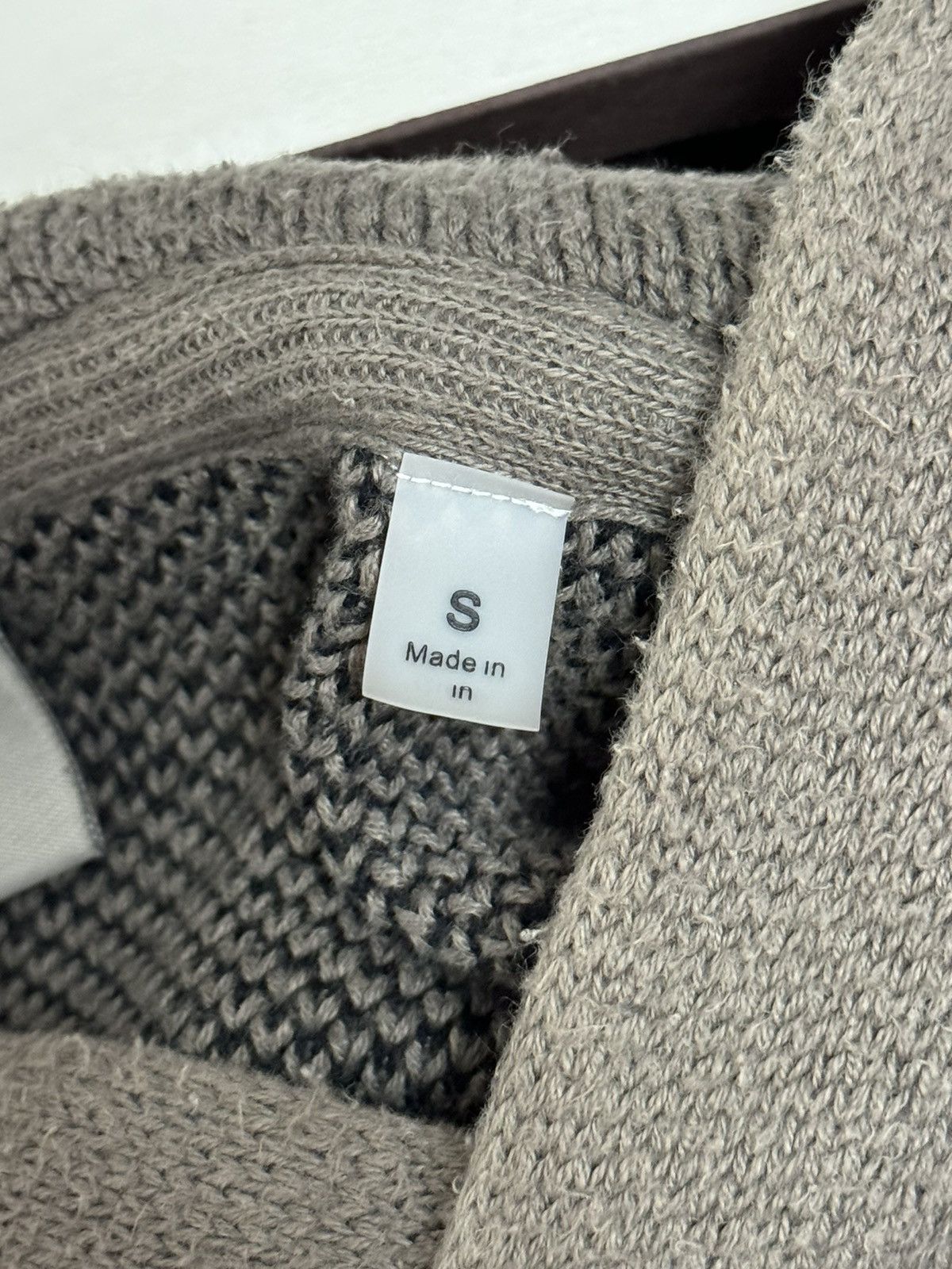 Fear of God 🔥Fear of God Essentials Knit Pullover Hoodie Taupe SZ Small Size US S / EU 44-46 / 1 - 14 Thumbnail