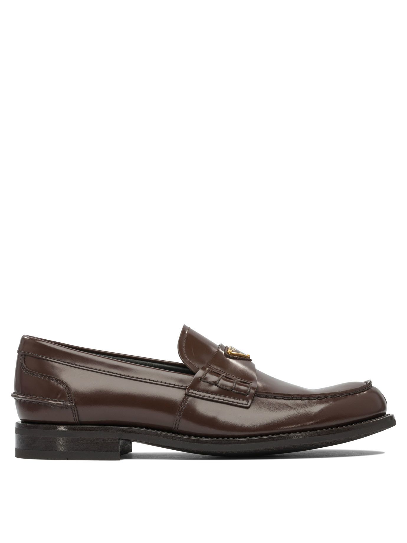 Prada Prada Shiny Leather Loafers 9 Men - USA Duties Paid Size US 10 / EU 43 - 1 Thumbnail