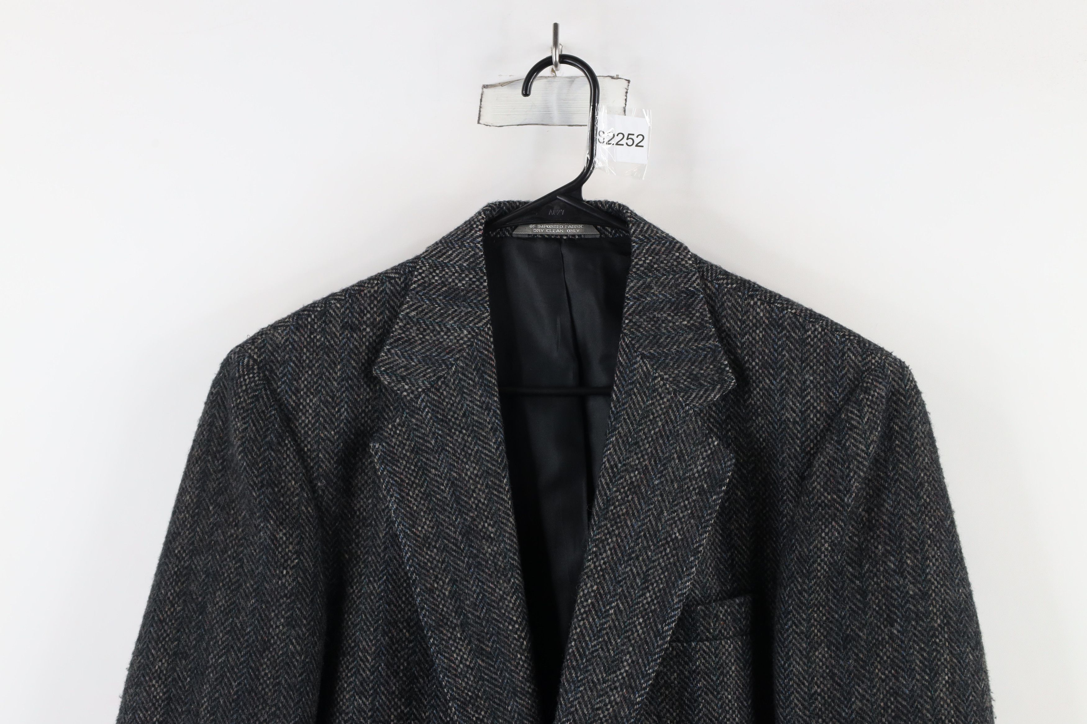 Vintage Vintage 90s Streetwear Wool Tweed Blazer Suit Jacket USA Size US XL / EU 56 / 4 - 2 Thumbnail