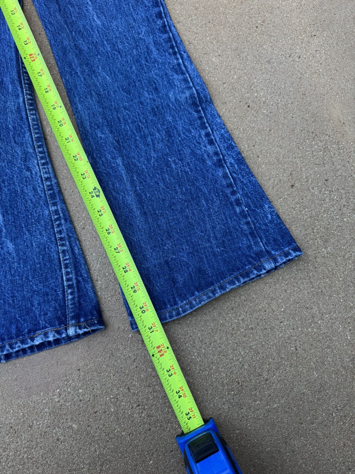 Levi's × Vintage Vtg 70’s Levi’s 646 Orange Tab Bellbottom Flare Jeans 28x31 Size US 28 / EU 44 - 9 Thumbnail
