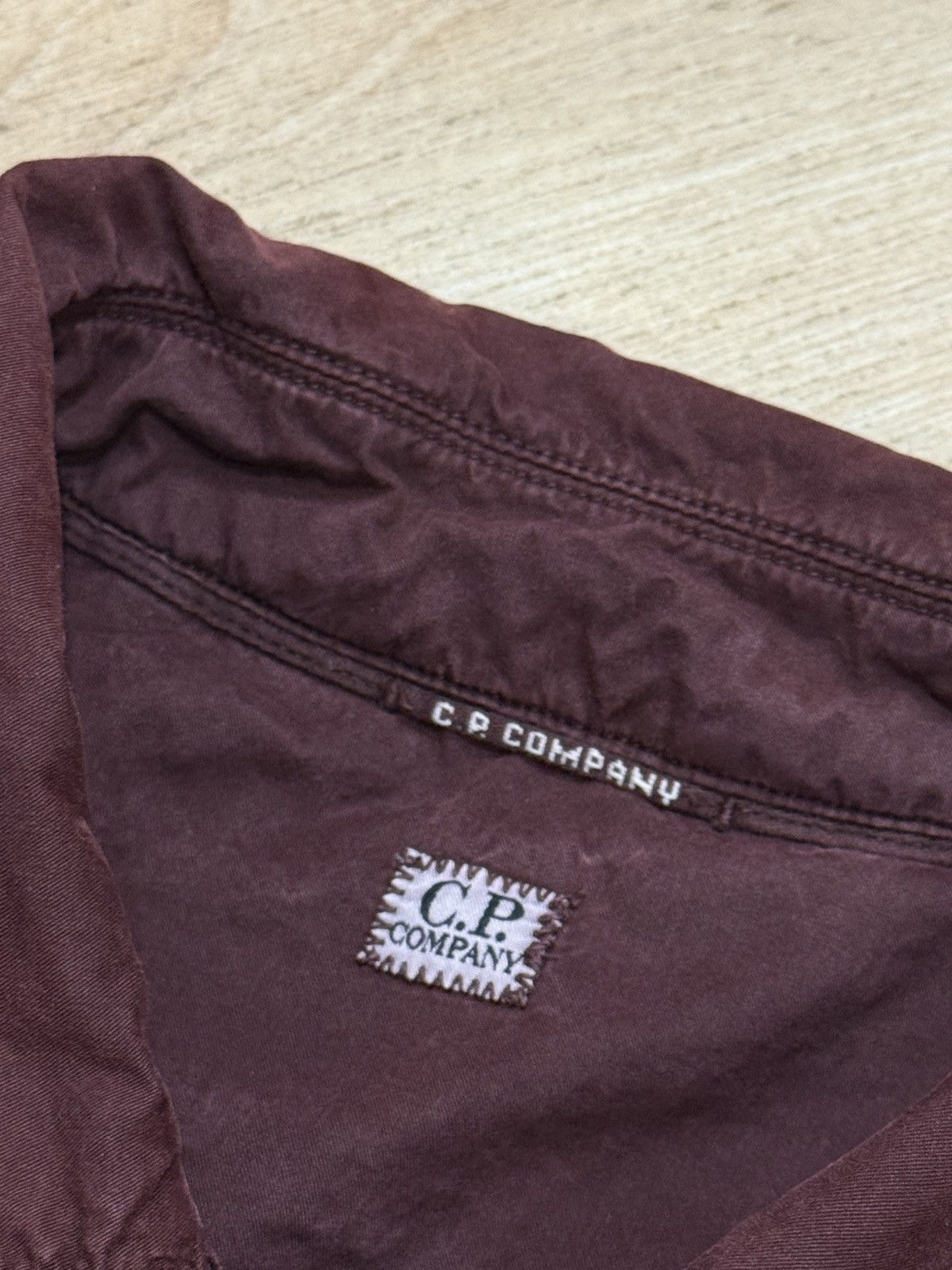 C.P. Company Burgundy vintage Overshirt C.P. COMPANY red wine luxury Size US S / EU 44-46 / 1 - 3 Thumbnail