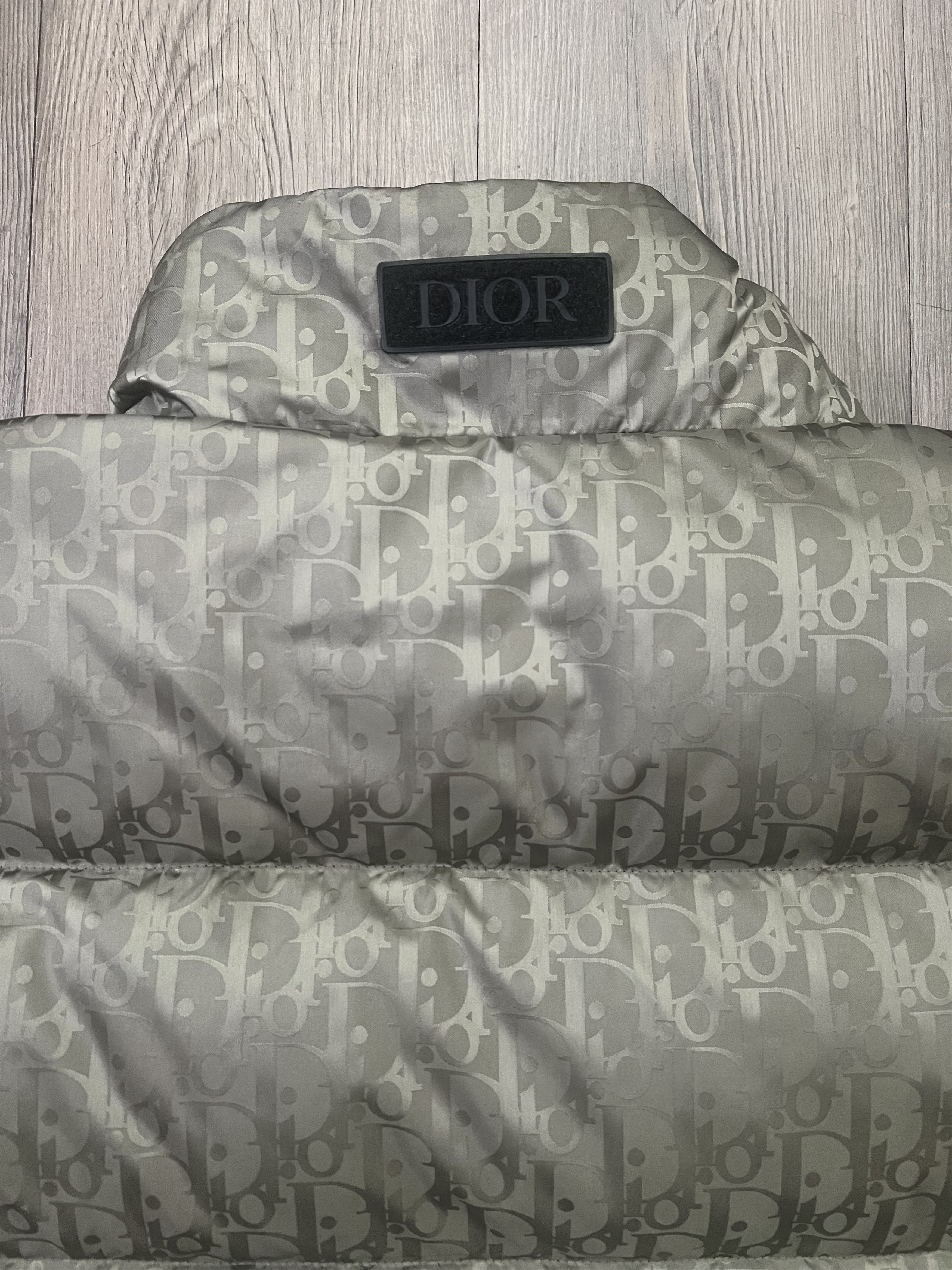 Dior Dior Olive Oblique Puffer Vest Size US XXL / EU 58 / 5 - 3 Thumbnail