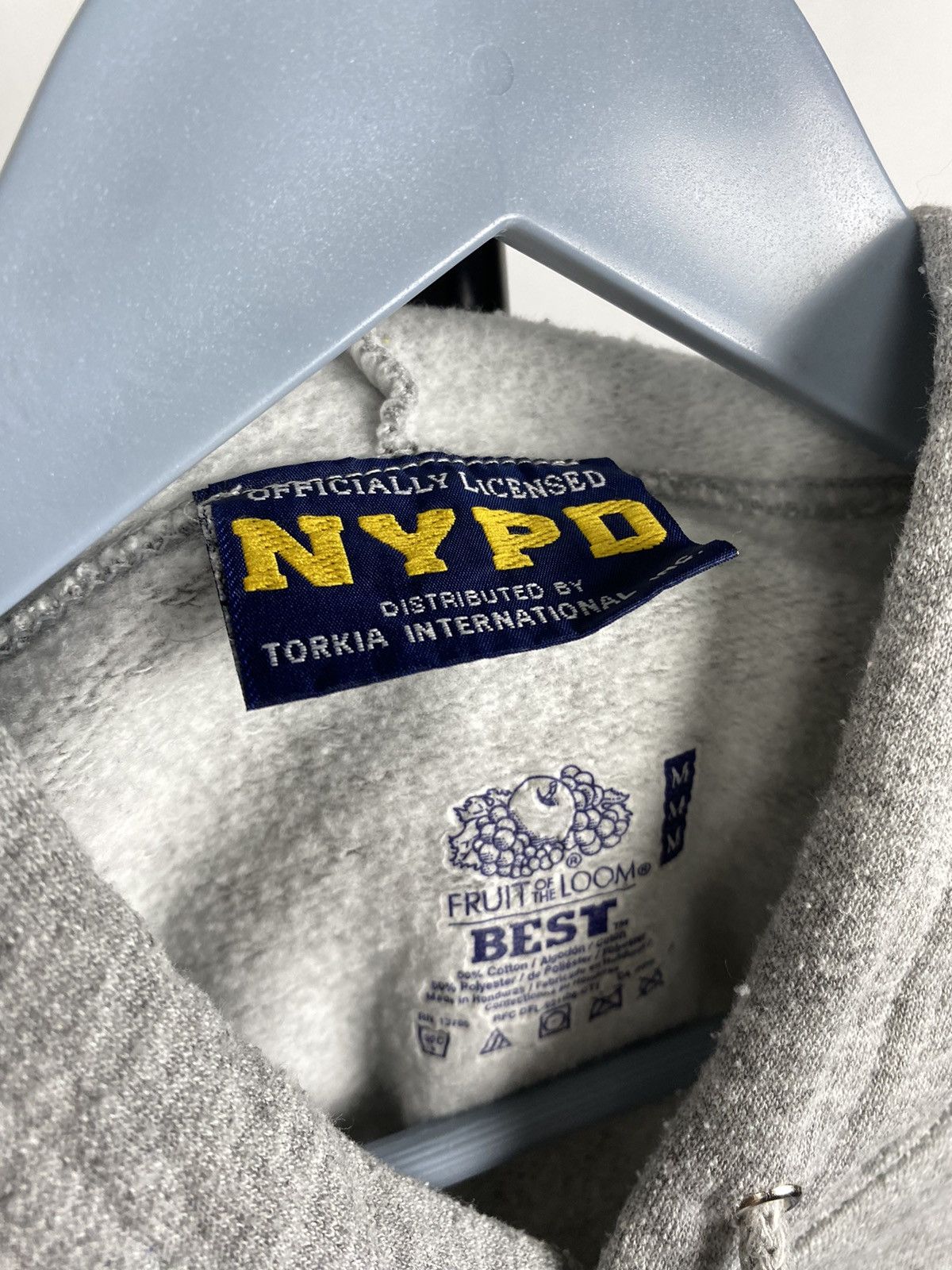 Vintage Vintage Y2k NYPD Boxy Sweatshirt Hoodie New York Police Size US M / EU 48-50 / 2 - 4 Thumbnail