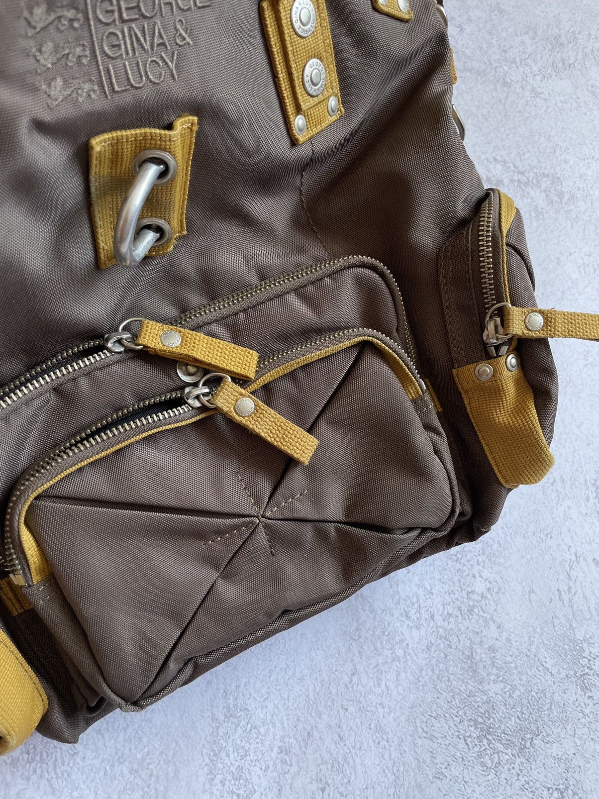 Japanese Brand George Gina & Lucy Newport Moxie GGL Big Shoulder Bag Rare Size ONE SIZE - 4 Thumbnail