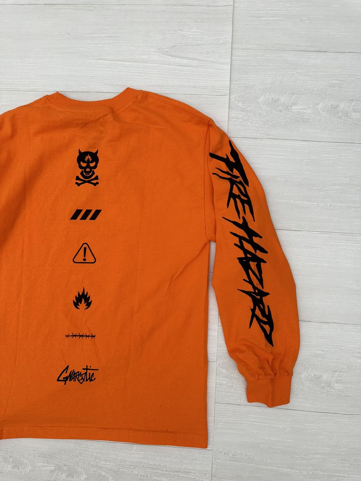 Gnarcotic Gnarcotic Orange Radioactive Danger Warning Sign Logo Tee Size US M / EU 48-50 / 2 - 5 Thumbnail
