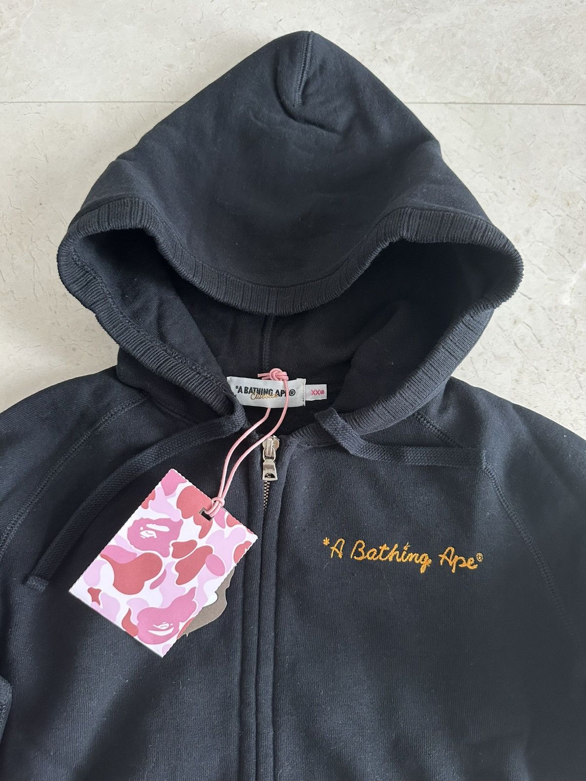 Bape College Embroidered Logo Hoodie Size XXS / US 00 / IT 34 - 4 Thumbnail