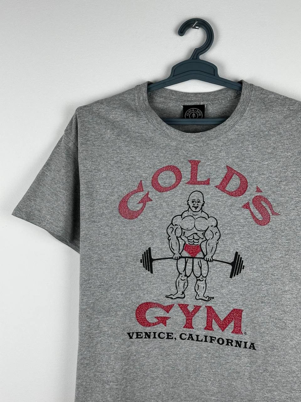 Other × Vintage Vintage Gold's Gym Venice California T Shirt 90s Size US L / EU 52-54 / 3 - 3 Thumbnail