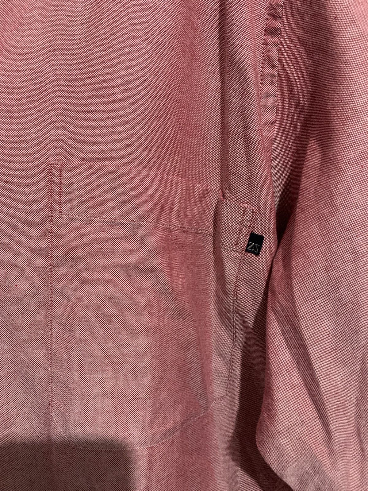 Ermenegildo Zegna Shirt Zegna Cotton Red Silk L Original Authentic Size US L / EU 52-54 / 3 - 2 Thumbnail