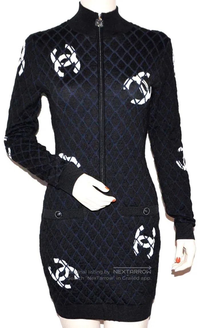 Chanel Chanel Cashmere Dress Size 34. Size XXS / US 00 / IT 34 - 1 Thumbnail