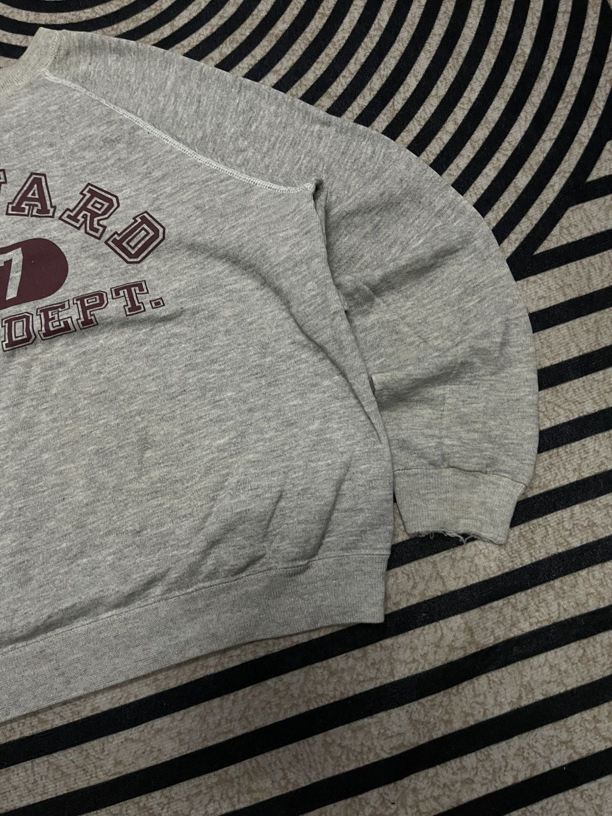 Hanes VINTAGE 70s/80s HAVARD ATH. DEPT SWEATSHIRT DISTRESSED Size US M / EU 48-50 / 2 - 5 Thumbnail