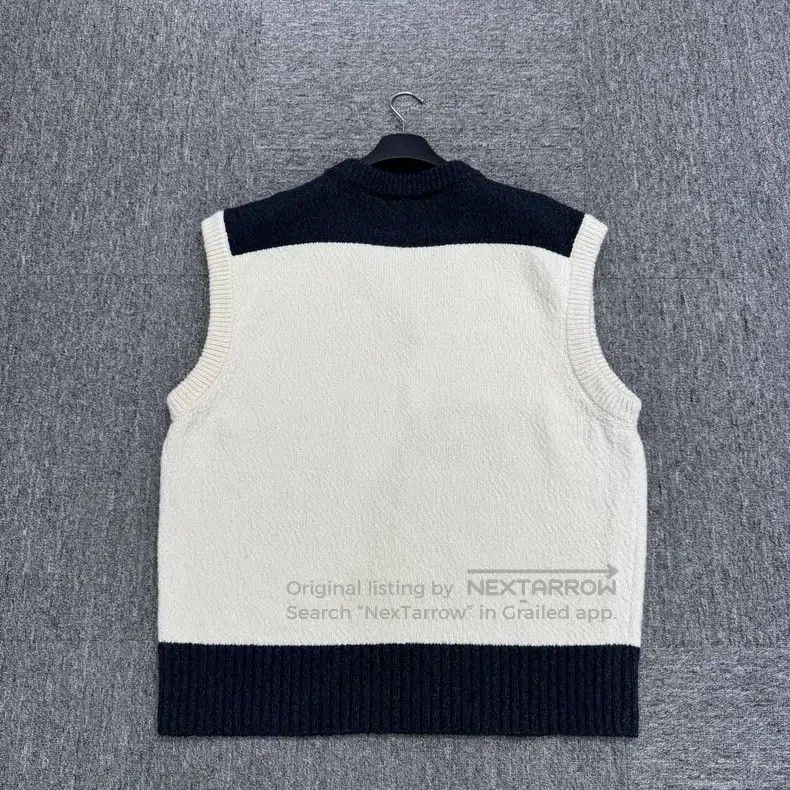 Dior Dior Colour-blocked V-neck wool vest Size US XXL / EU 58 / 5 - 5 Thumbnail