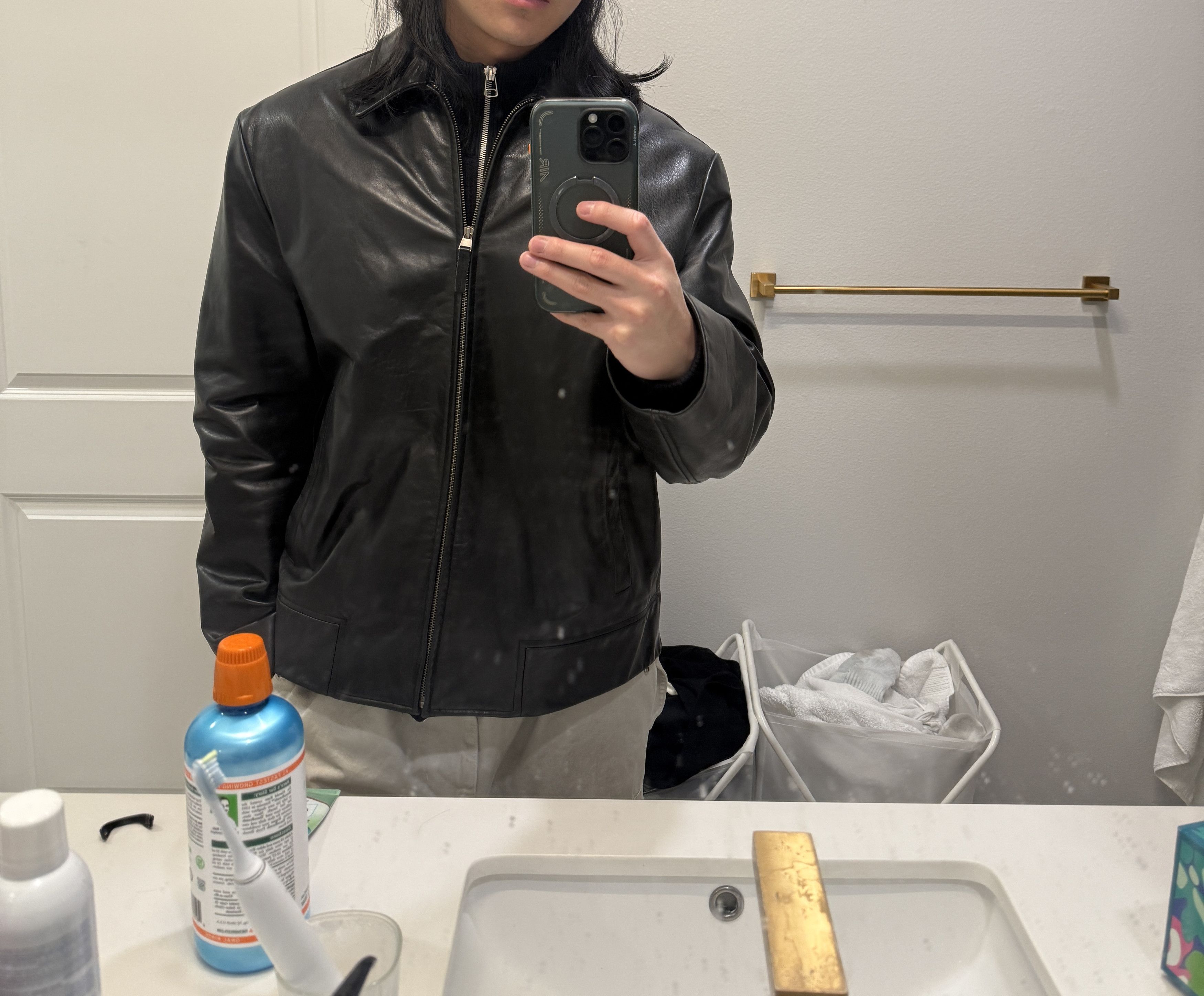 Vuja De Vintage Banana Republic leather jacket in Vuja De style Size US XL / EU 56 / 4 - 7 Thumbnail