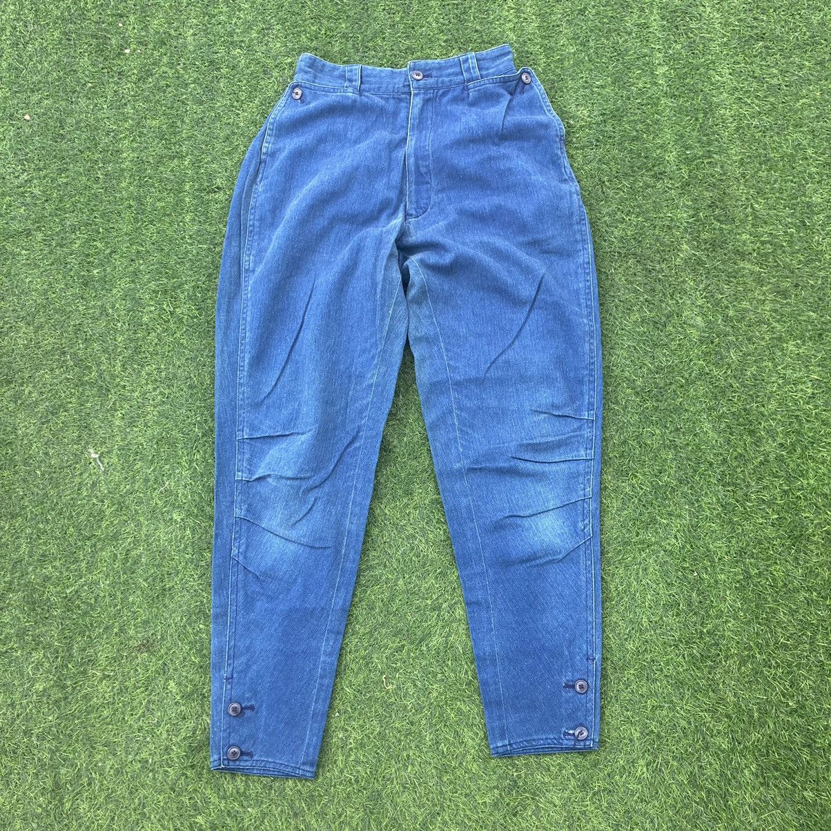 Issey Miyake ISSEY MIYAKE DENIM PANTS Size 24" / US 00 / IT 34 - 2 Thumbnail